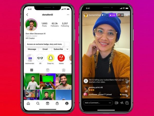 Instagram & TikTok testing paid registration meta pic