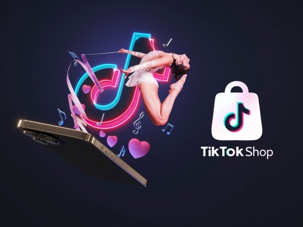 TikTok shop full guide smartphone with TikTok logo